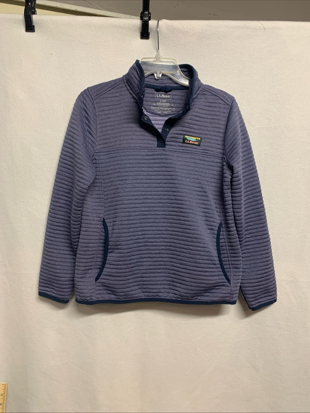 L.L. BeanWomen’s Blue Navy Quilted Fleece Pullover